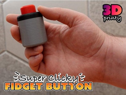 super clicky fidget button 3d-printy 3d print model - Mito3D