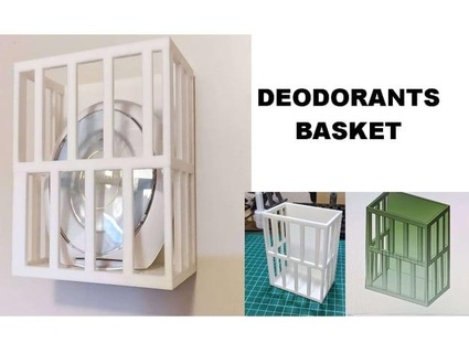 deodorants basket ky3dprnting 3d print model - Mito3D