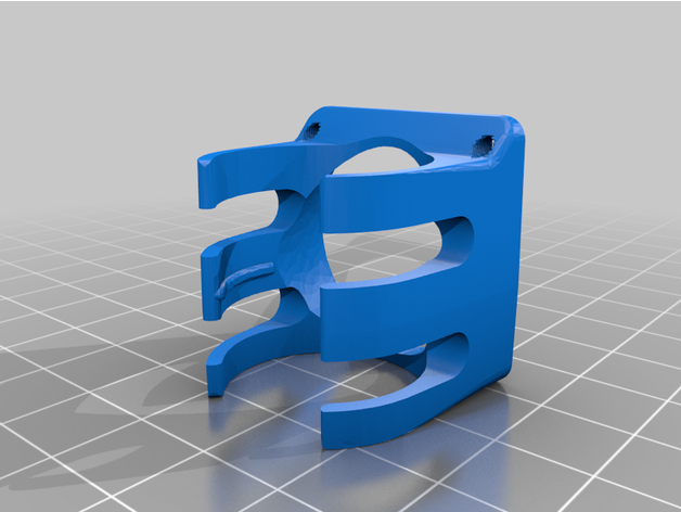 continuar hotend ventilador sudario conducto remezclar César 1111 3D print model - Mito3D