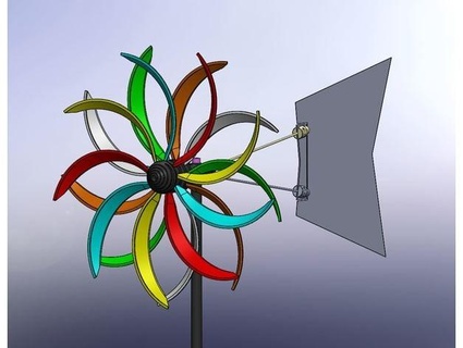 windmill hangingsquirrel 3d print model - Mito3D