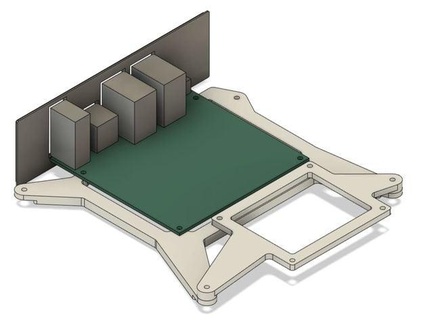 odroid h2+ h3 mini itx Adapter Jarpatus 3d print model - Mito3D