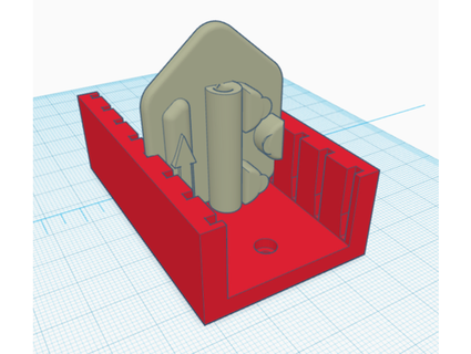 filament retenue espace rangement m3 monter retour arriere 3d print model - Mito3D