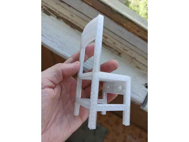 chair hook antinisch 3D print model - Mito3D