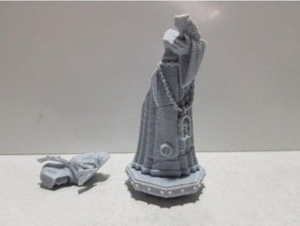 broken hooded statue noblesapiens 3d print model - Mito3D