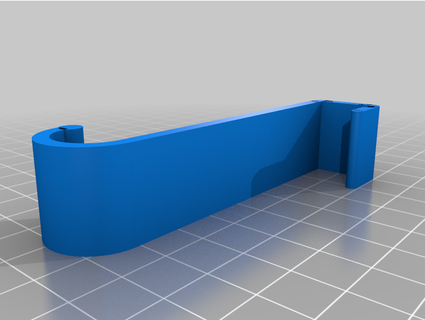 simple door hook osxtraveller 3d print model - Mito3D