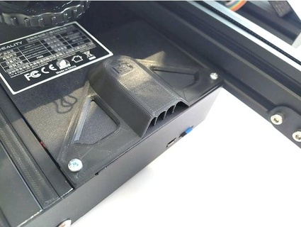 ender 3 motherboard fan cover gx206 3d print model - Mito3D