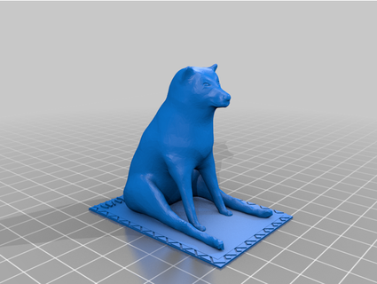 mtg Cheems cão símbolo scoodi 3d print model - Mito3D