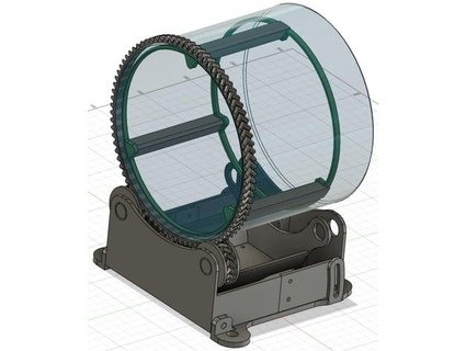 tambor costilla soporte reittec pulidora j0anycubic 3d print model - Mito3D