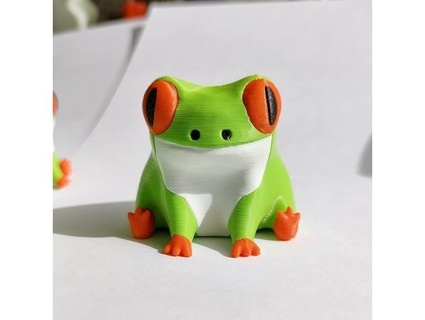 Fred kurbağa mmu renkli bendermk6 3d print model - Mito3D