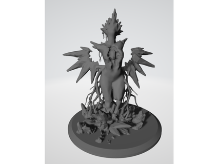 Hanım Dimitrescu hazine kristal heykel re8 Kral Vulkan 3d print model - Mito3D