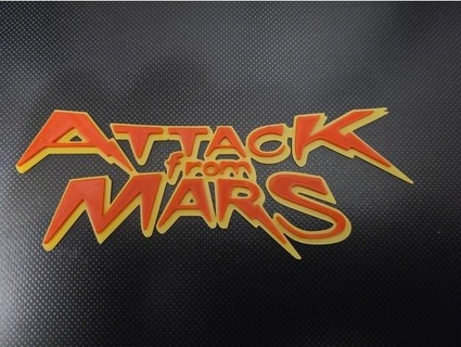 attack mars logo mrhector 3d print model - Mito3D