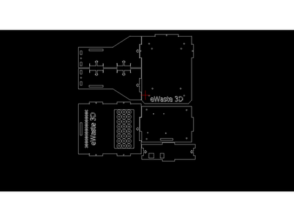 waste cuadro mini grabador 3d impresora bandertech 3d print model - Mito3D