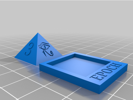 ra borda jogos época contador remixar karnivor blue 3d print model - Mito3D
