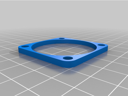 adjustment joint - cover plate 40x40 watari97 3d print model - Mito3D