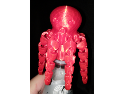 octopus bottle topper jonsnowd3n 3d print model - Mito3D
