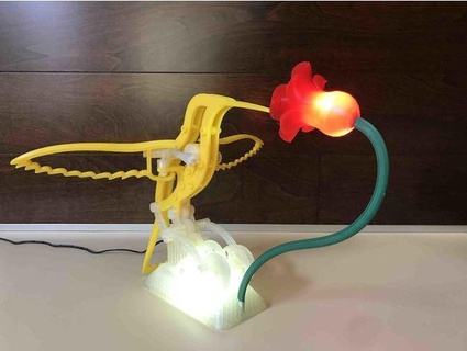 iluminado beija Flor remixar mexendo 3d print model - Mito3D