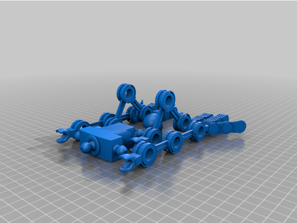 robot mk 2 faire trucs 3d print model - Mito3D