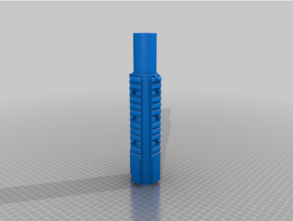 mp5 nerf barril silenciado versión urapromediogerman 3d print model - Mito3D