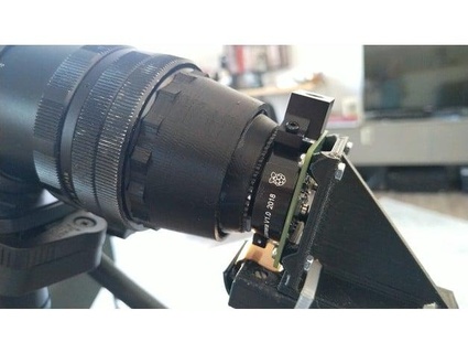 adaptateur mount t2 rpi hq caméra module st001427 3d print model - Mito3D