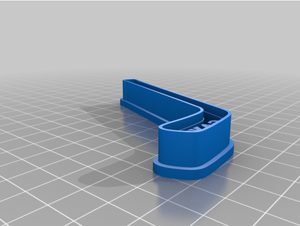 hockey stick cookie cutter athenaofwar 3d print model - Mito3D