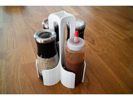 grinder bottle caddy pdb6251 3d print model - Mito3D