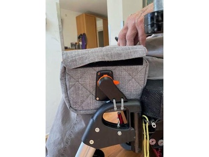 bag mount wheelchair henkk 3d print model - Mito3D