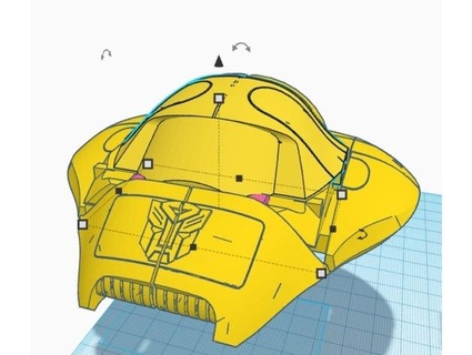 transformable cybertronian bumblebee randmacnally 3d print model - Mito3D