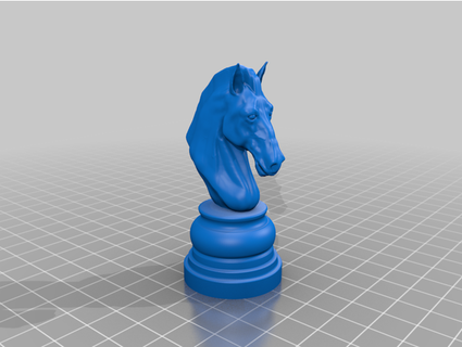 zebra knight chess insivitus 3d print model - Mito3D