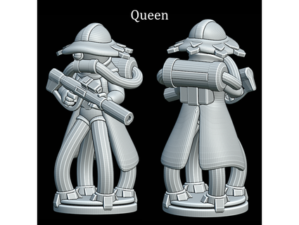 astronaut chess queen toastyshotgun  3d print model - Mito3D