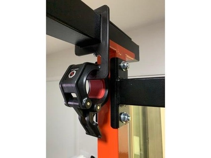 gym power rack bar collar clamp hook lwbenso 3d print model - Mito3D