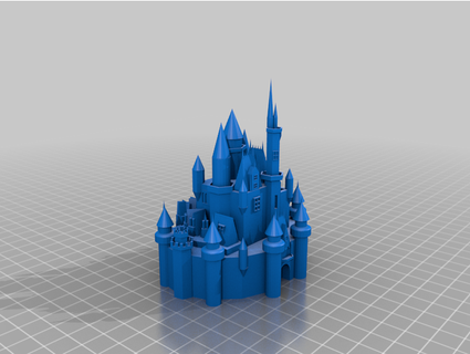 amazing disney castle arcticwalker317 3d print model - Mito3D