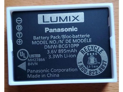 Panasonic dmw bcg10 batería paquete cubierta carcasa funda 3d print model - Mito3D