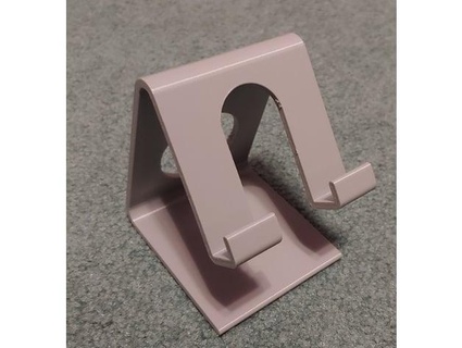 simple cell phone stand- 091318 5 taller slot clh 3d print model - Mito3D