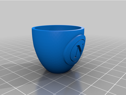 napoli espresso cup chizzler 3d print model - Mito3D