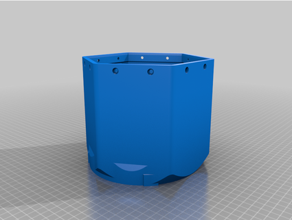 portable bluetooth speaker - handle & 5s2p batterypack sub gotz 3d print model - Mito3D