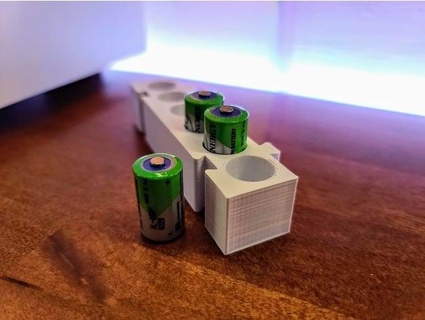 modular bateria suporte 1 2 aa 14250 Jasond compatível ductoman16 3d print model - Mito3D