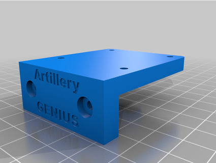 modificación hemera + artillería genio lineal guías xorfenx 3d print model - Mito3D