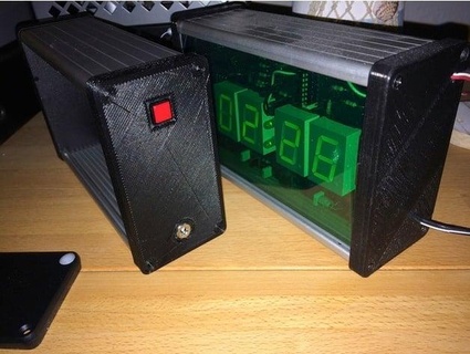ntp led clock based kit pcb makibox850 3d print model - Mito3D