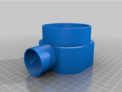 68mm 40mm drainpipe elbow rsalvage 3d print model - Mito3D
