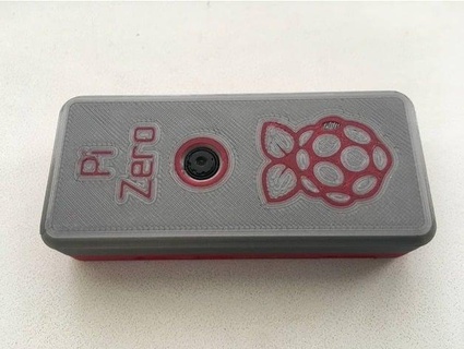 lampone pi zero telecamera Astuccio guaina scoprire 3d print model - Mito3D