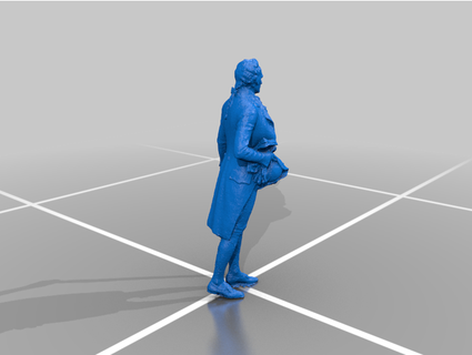 Hamilton estátua legolo 3d print model - Mito3D