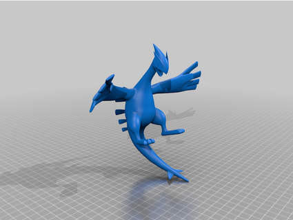 lugia kringfish 3d print model - Mito3D