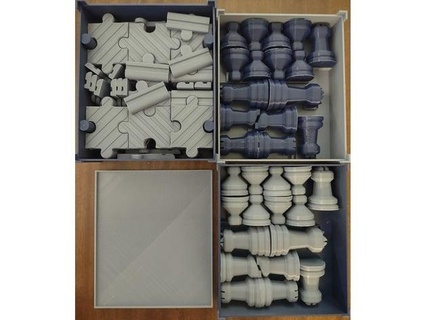 puzzle chess organizer zoomboom21  3d print model - Mito3D