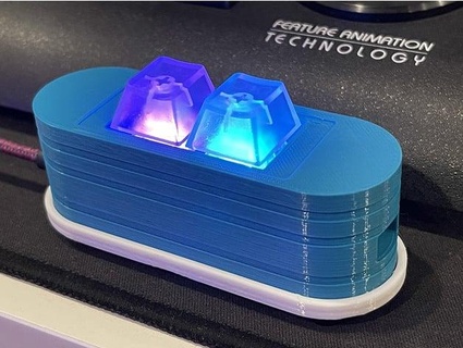 deco tastiera adafruit 3d print model - Mito3D