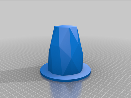 angular faceted cup casting flange brianharper 3d print model - Mito3D