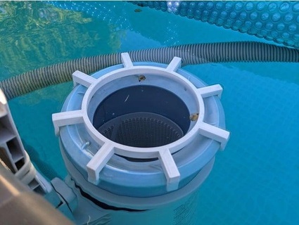 pool skimmer cover guard matgyver85 3d print model - Mito3D