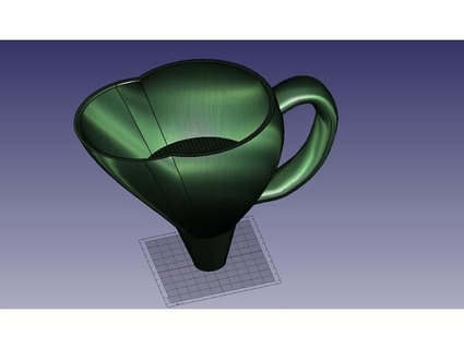 scoop riddle funnel ginganinja12345 3d print model - Mito3D