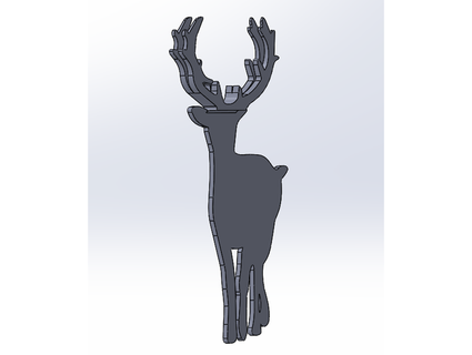 deer hookd fasermok 3d print model - Mito3D