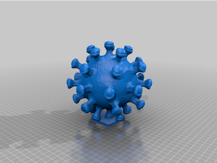 covid virus hihihihihihih 3d print model - Mito3D