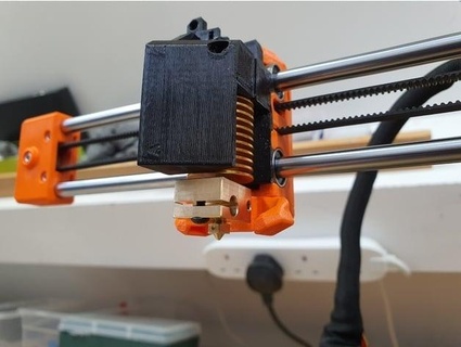 prusa mini detachable cooling duct assembly boothyboothy 3d print model - Mito3D